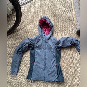 Arc'teryx Women's Soft Shell Jacket - Gray and Pink detailing